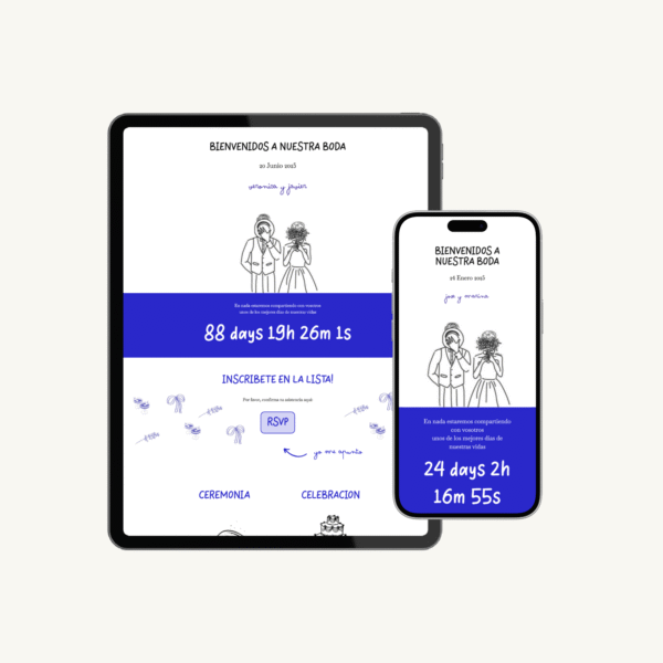 Invitación Digital Handwriting