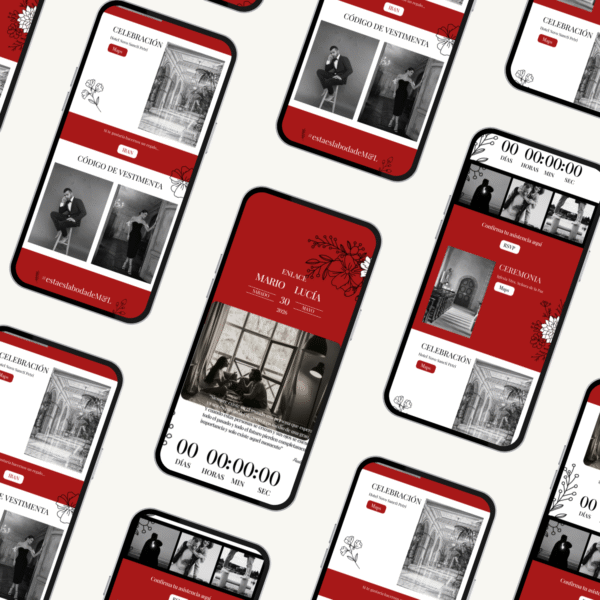 Invitación Digital Rouge
