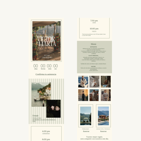 Invitación Digital Old Money